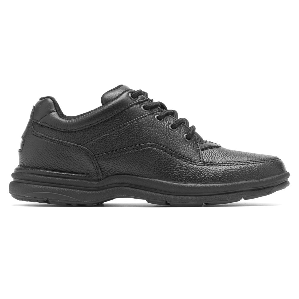 Rockport Singapore Mens Sneakers - World Tour Classic Shoe Black - LF0387192